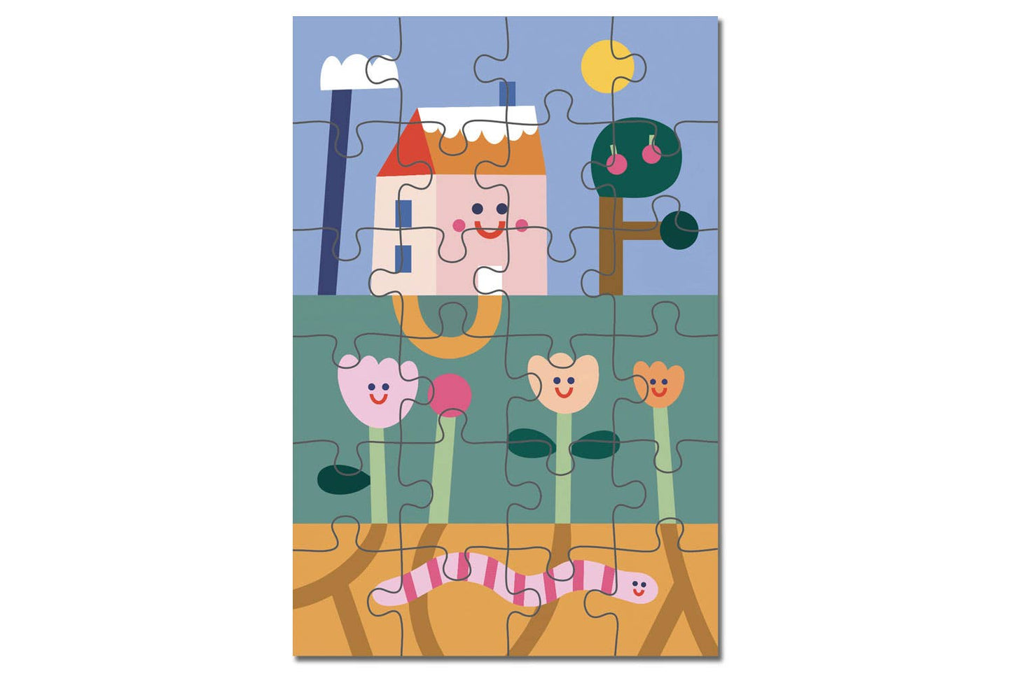 24 Piece Kids Puzzle - Under the Garden