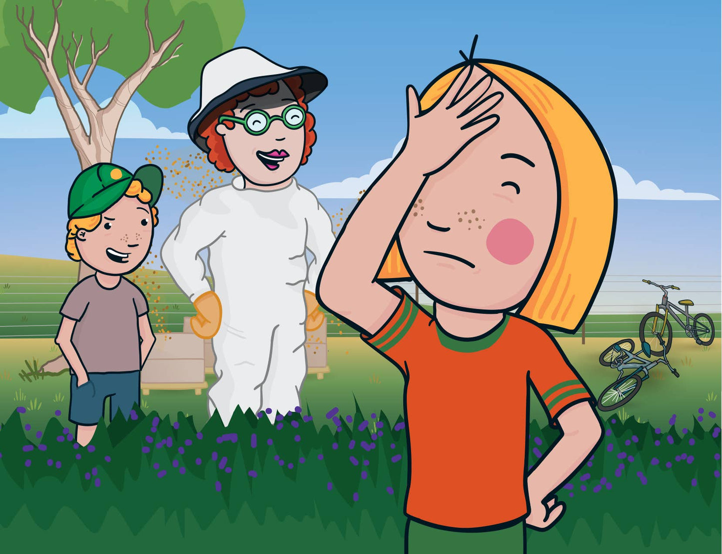 GEORGE THE FARMER BEEHIVE BREAKOUT PICTURE BOOK