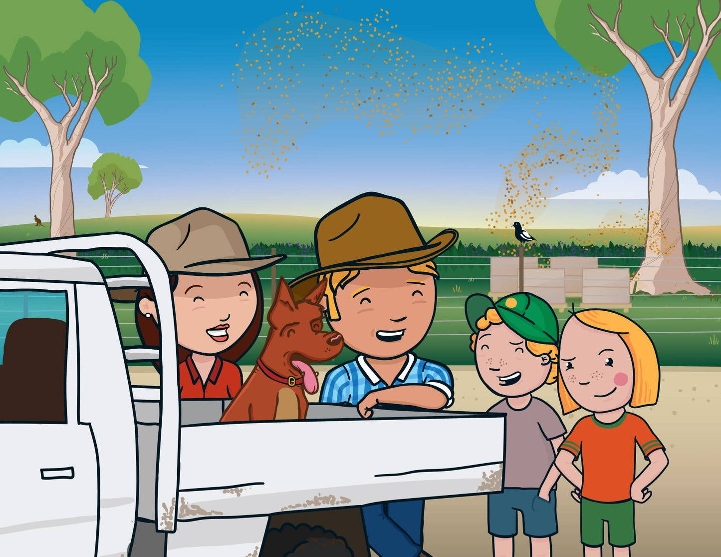 GEORGE THE FARMER BEEHIVE BREAKOUT PICTURE BOOK