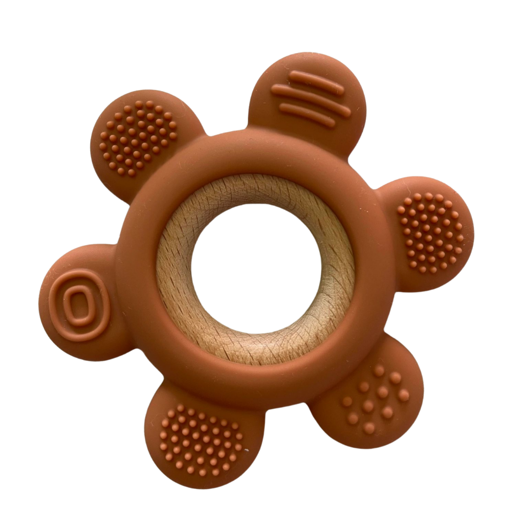 SILICONE BABY TEETHER - FLOWER