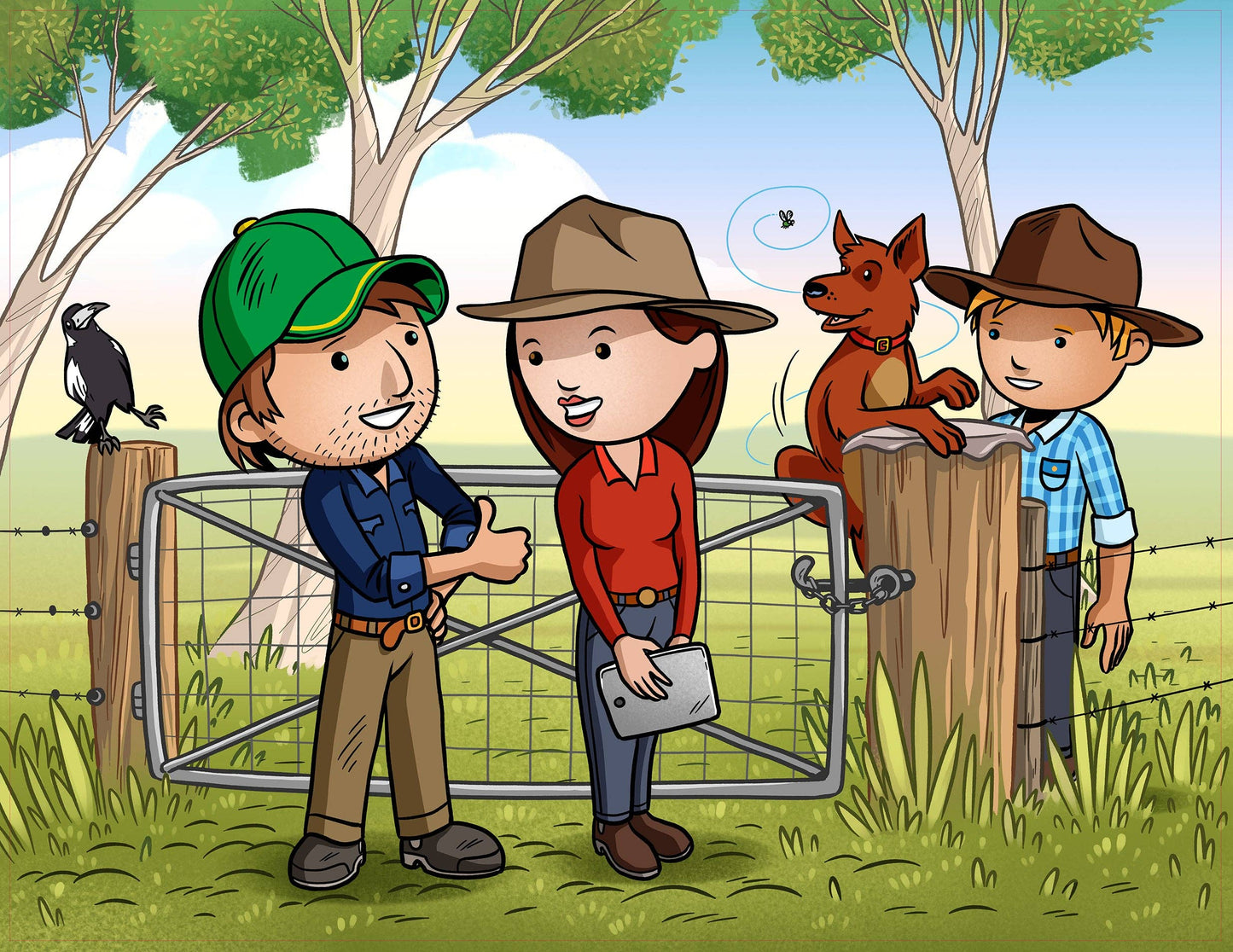 GEORGE THE FARMER, RUBY AND THE DAIRY DILEMMA PICTURE BOOK