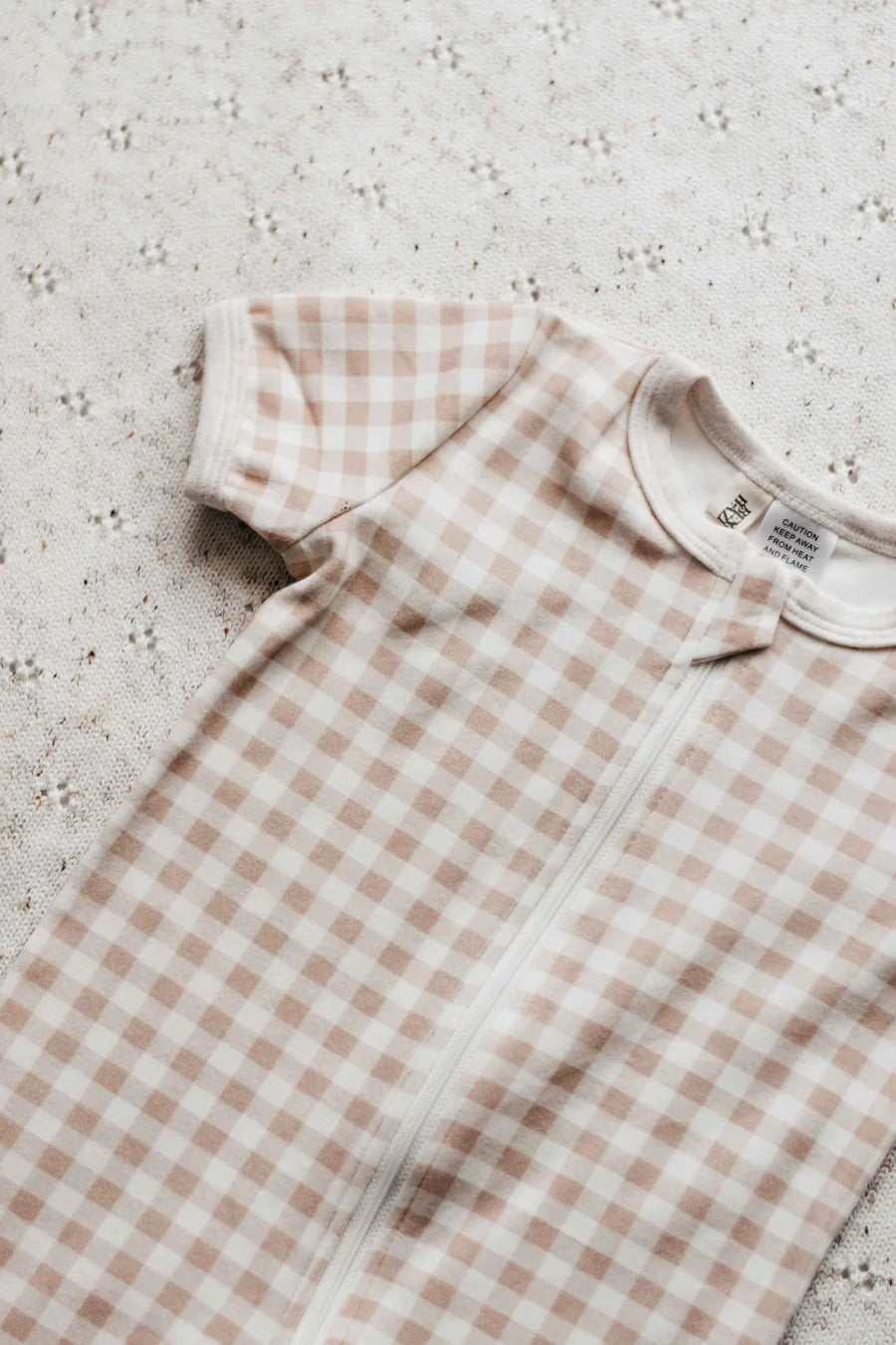 GINGHAM SUMMER ZIP SUIT