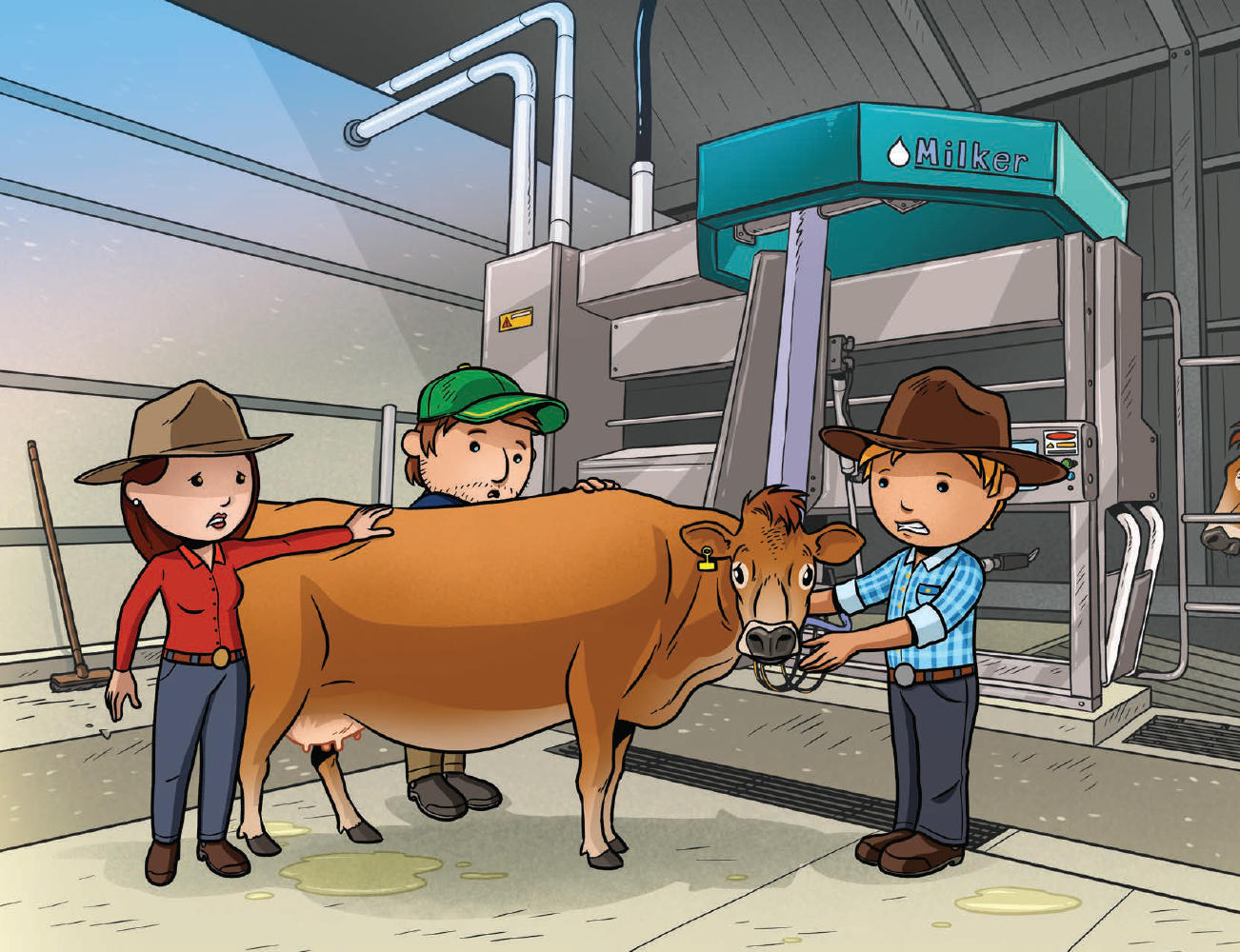 GEORGE THE FARMER, RUBY AND THE DAIRY DILEMMA PICTURE BOOK
