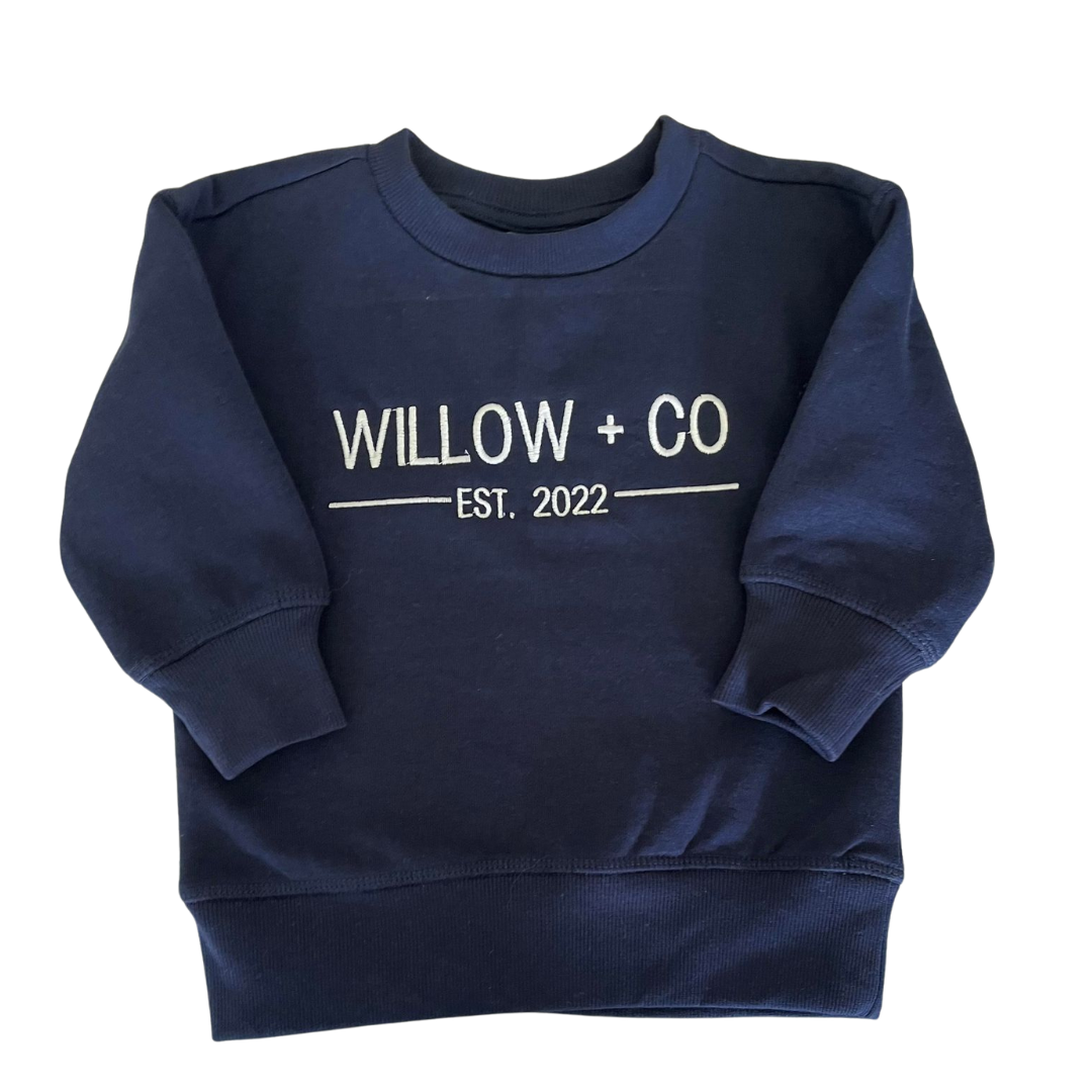 WILLOW+CO CREW - NAVY