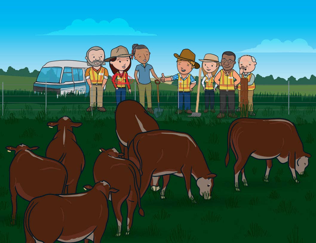 GEORGE THE FARMER THE ISLAND OF BIG IDEAS PICTURE BOOK