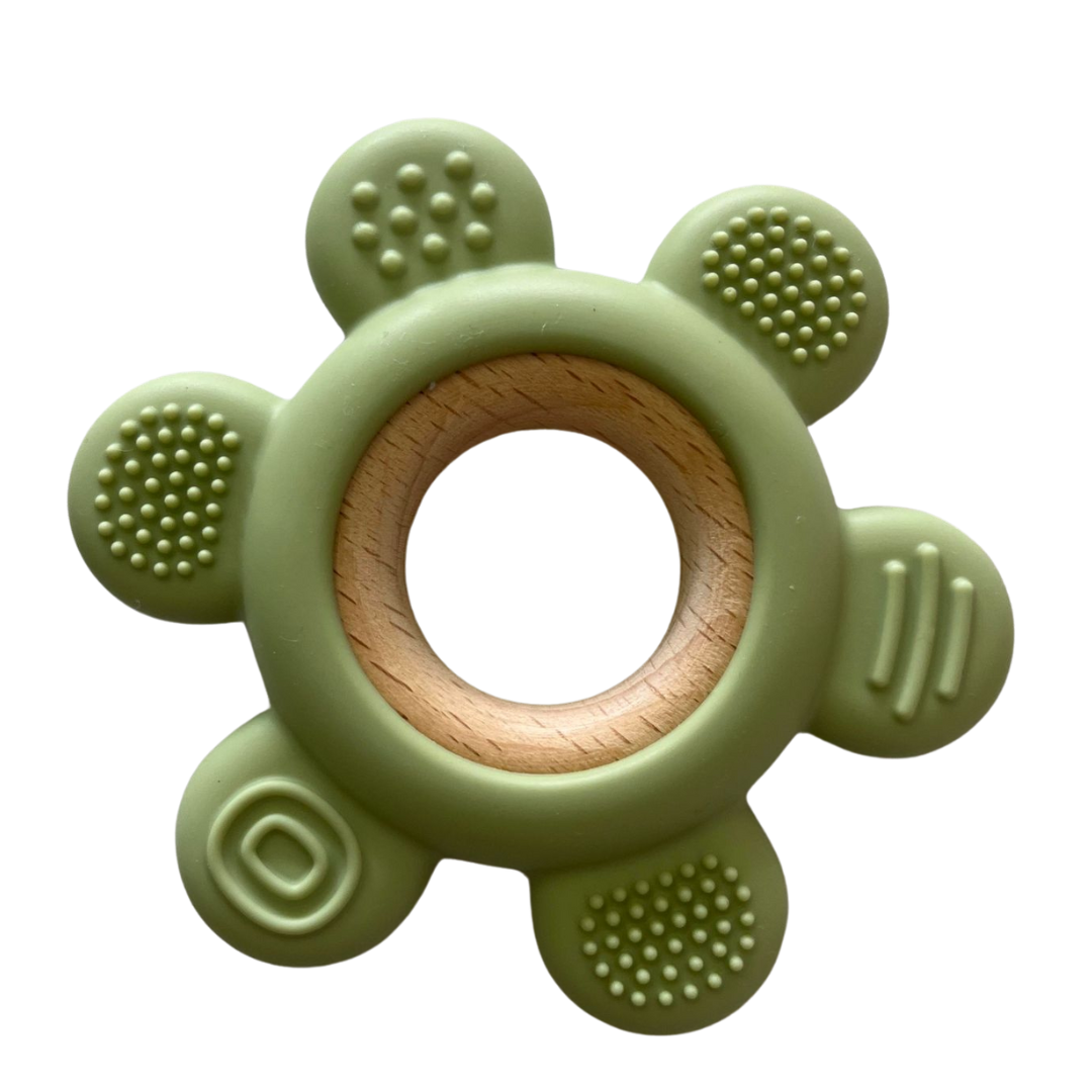 SILICONE BABY TEETHER - FLOWER