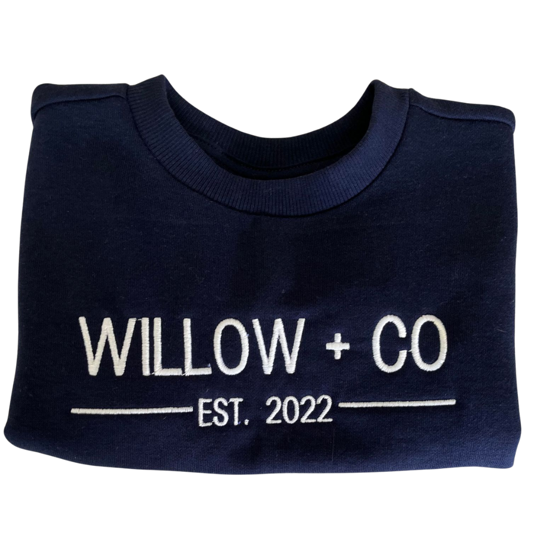 WILLOW+CO CREW - NAVY