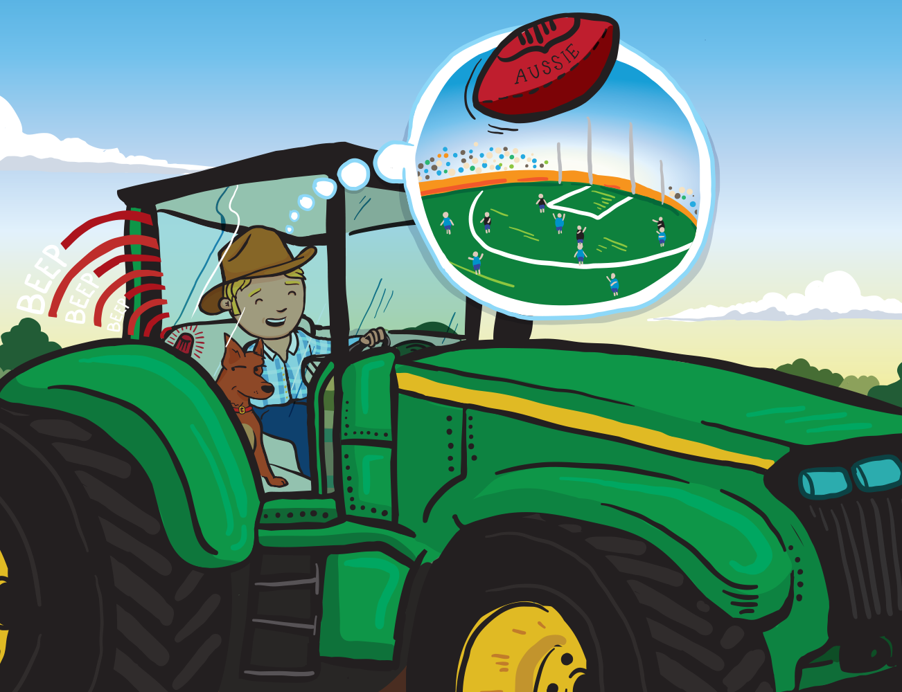 GEORGE THE FARMER PLANTS A WHEAT CROP PICTURE BOOK