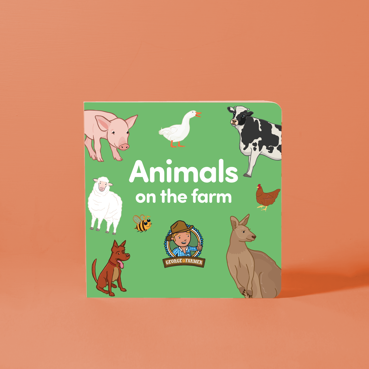 GEORGE THE FARMER ANIMALS ON THE FARM BOARD BOOK