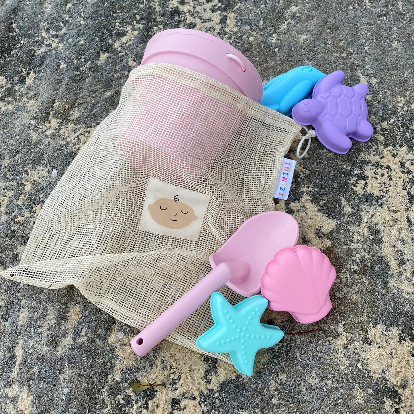 BEACH TOY SET - MUSTARD