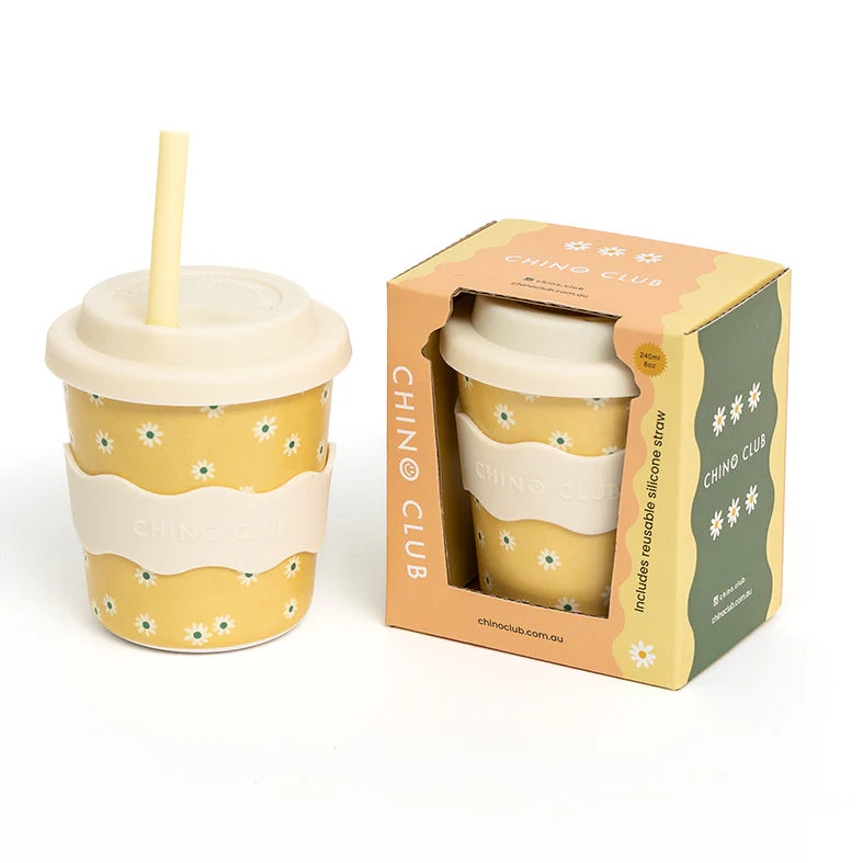 CHINO CLUB - YELLOW DAISY KIDS KEEP CUP 8oz