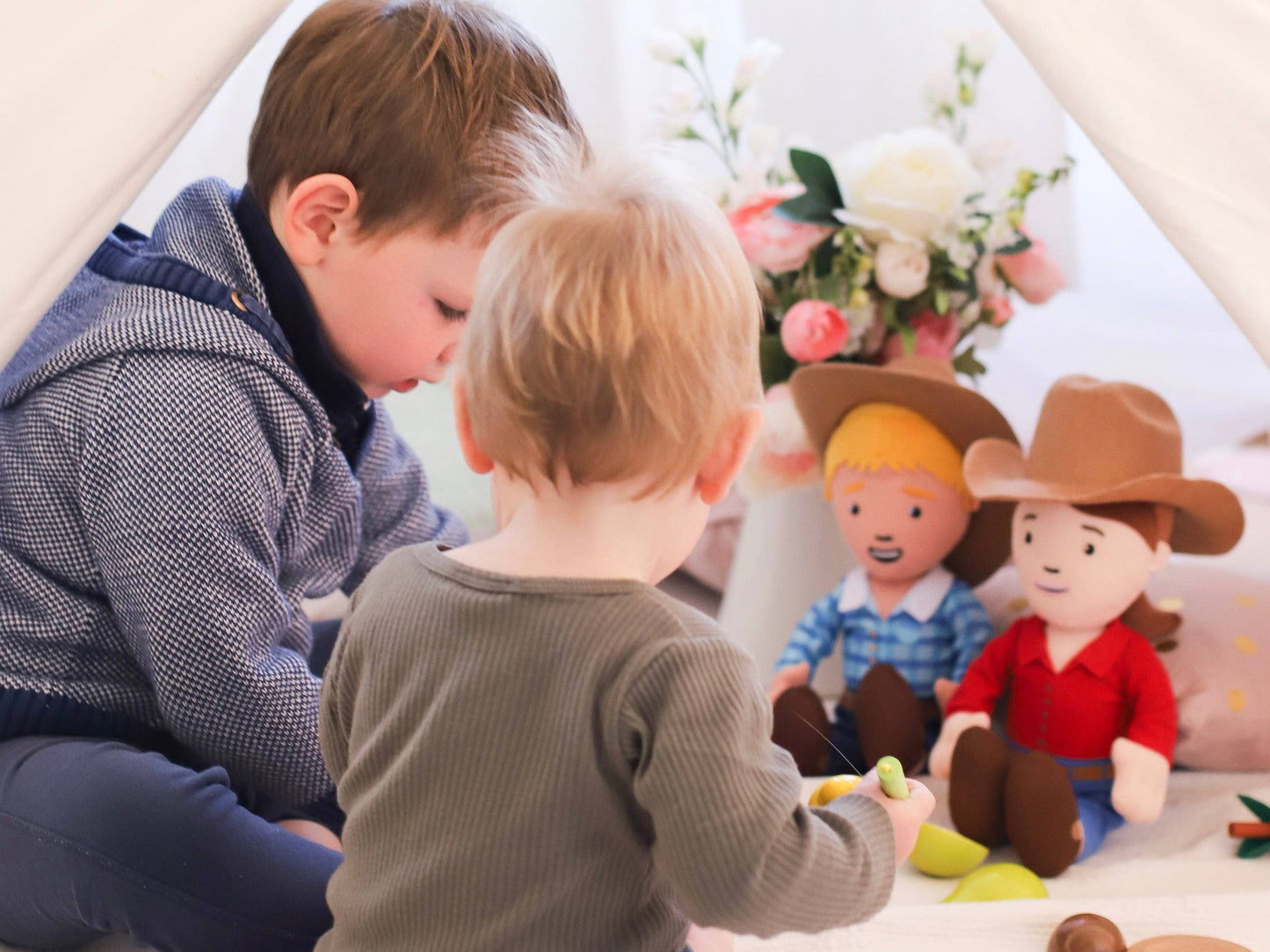 GEORGE THE FARMER CUDDLE DOLL TOY