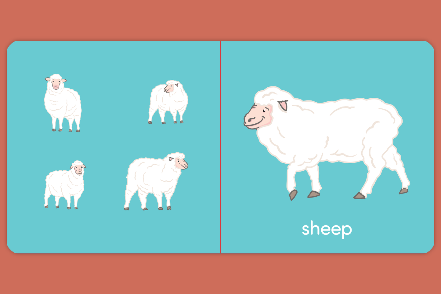GEORGE THE FARMER ANIMALS ON THE FARM BOARD BOOK