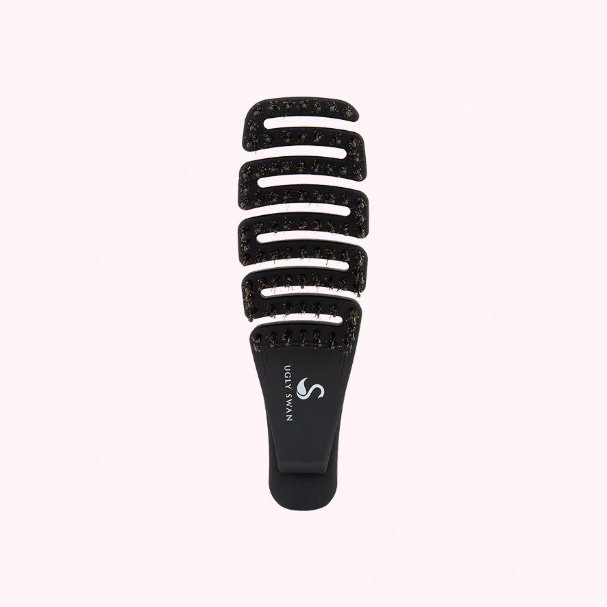SCREAM-FREE® PALM HAIR BRUSH - BLACK