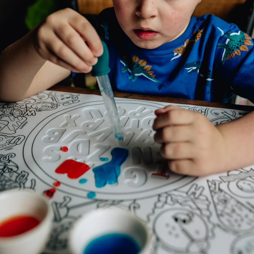 HEYDOODLE MAT - SENSORY MAT - ALPHABET SOUP
