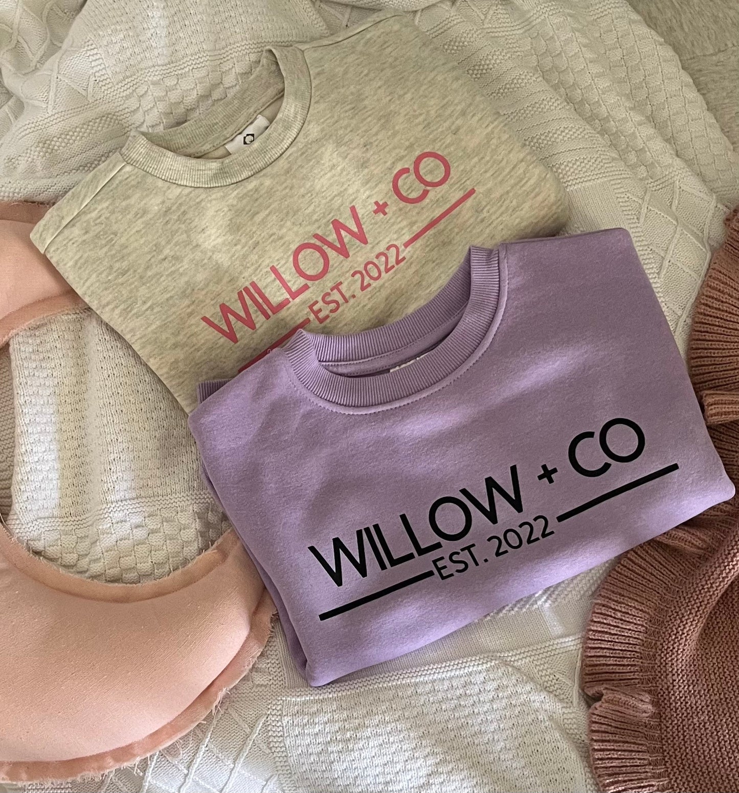 WILLOW+CO CREW - PURPLE