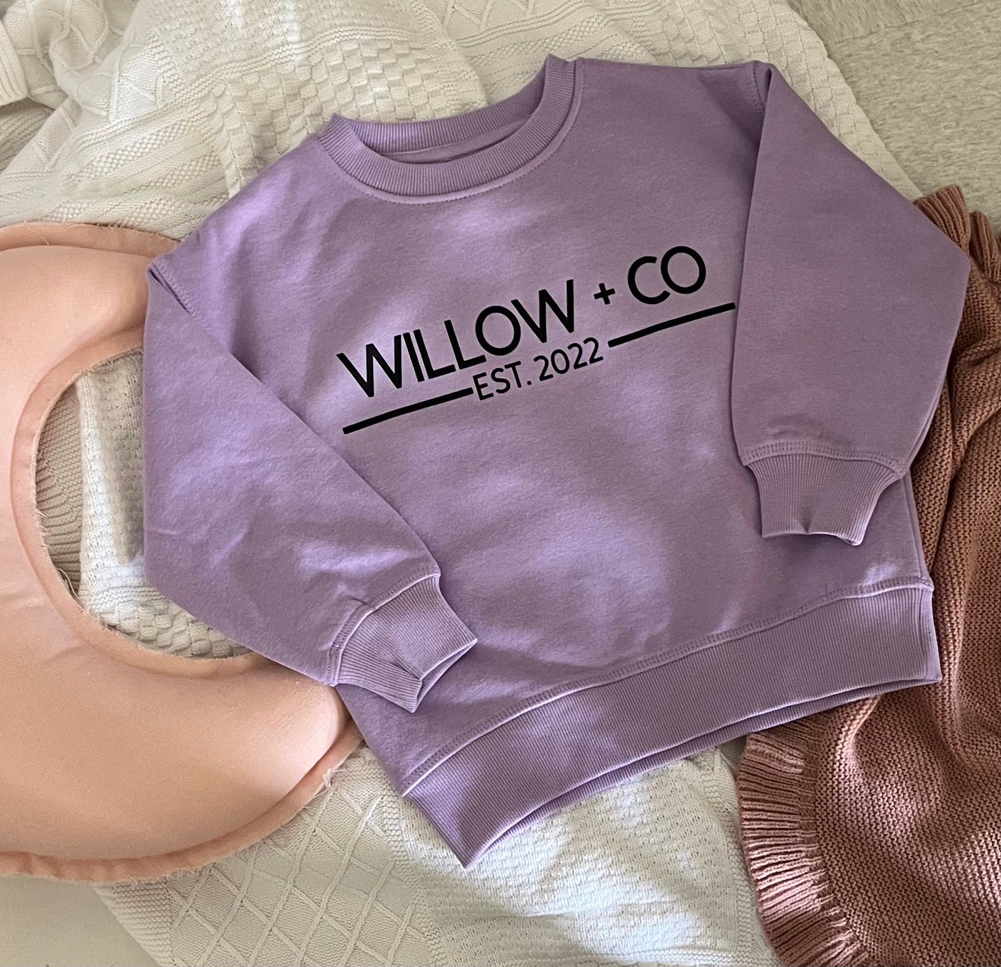 WILLOW+CO CREW - PURPLE