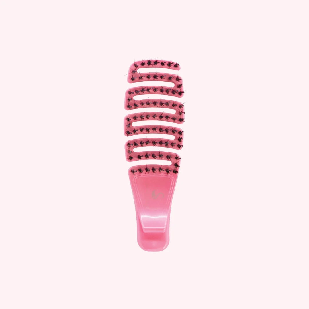 SCREAM-FREE® PALM HAIR BRUSH - BUBBLEGUM MAGIC