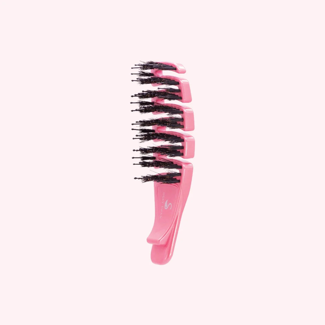 SCREAM-FREE® PALM HAIR BRUSH - BUBBLEGUM MAGIC