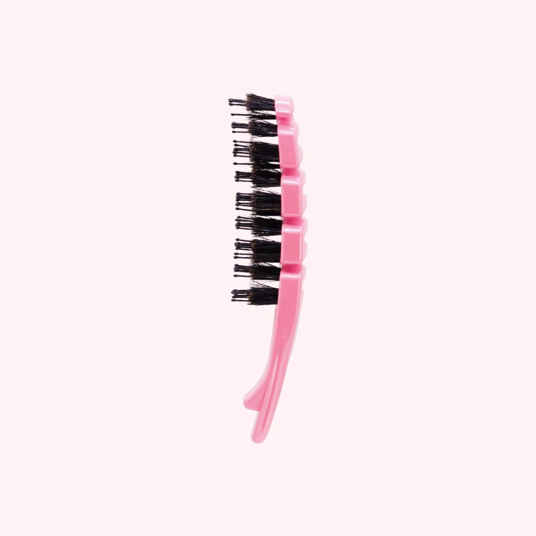 SCREAM-FREE® PALM HAIR BRUSH - BUBBLEGUM MAGIC