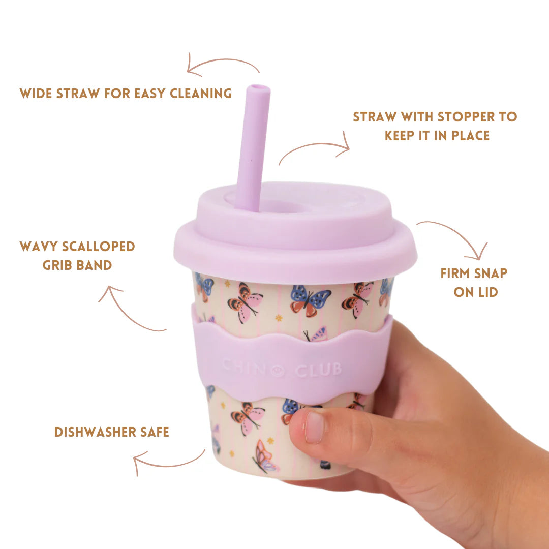 CHINO CLUB - BUTTERFLY BABY CHINO CUP 4oz