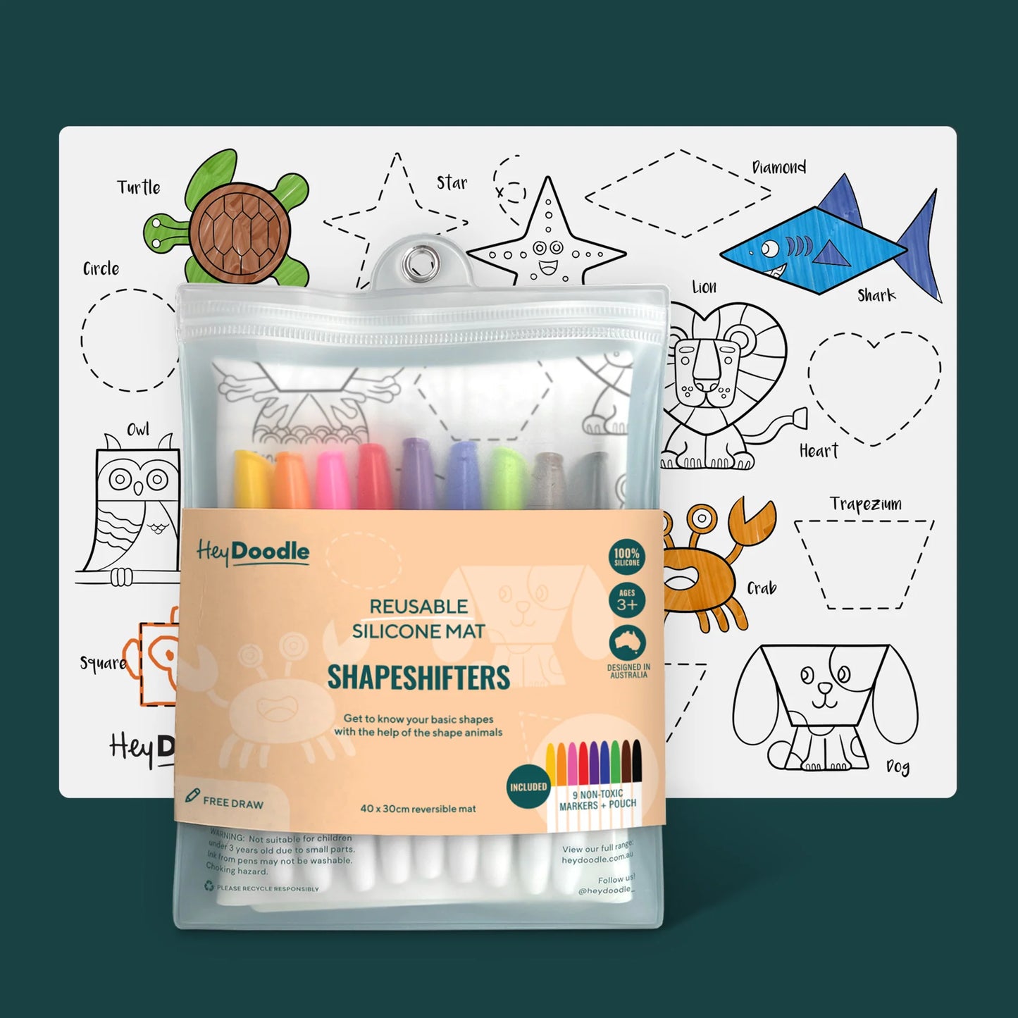 HEYDOODLE MAT - DRW - SHAPESHIFTERS