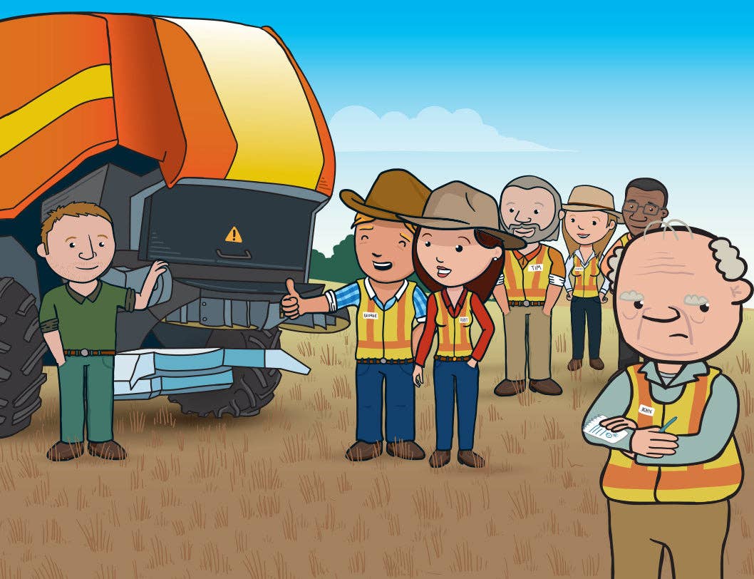 GEORGE THE FARMER THE ISLAND OF BIG IDEAS PICTURE BOOK