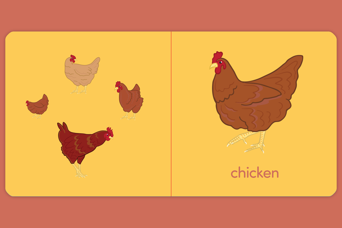 GEORGE THE FARMER ANIMALS ON THE FARM BOARD BOOK