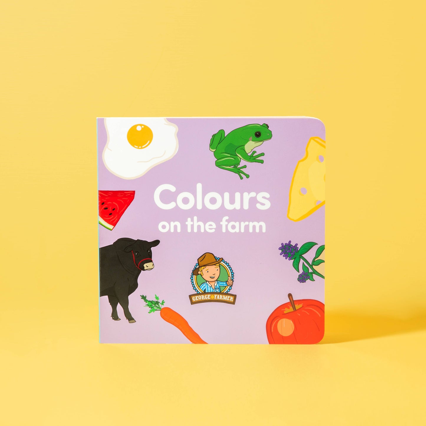GEORGE THE FARMER COLOURS ON THE FARM BOARD BOOK