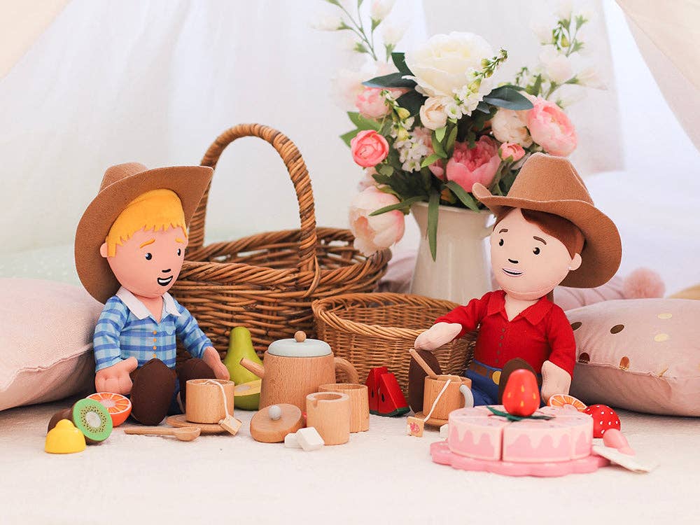 GEORGE THE FARMER CUDDLE DOLL TOY