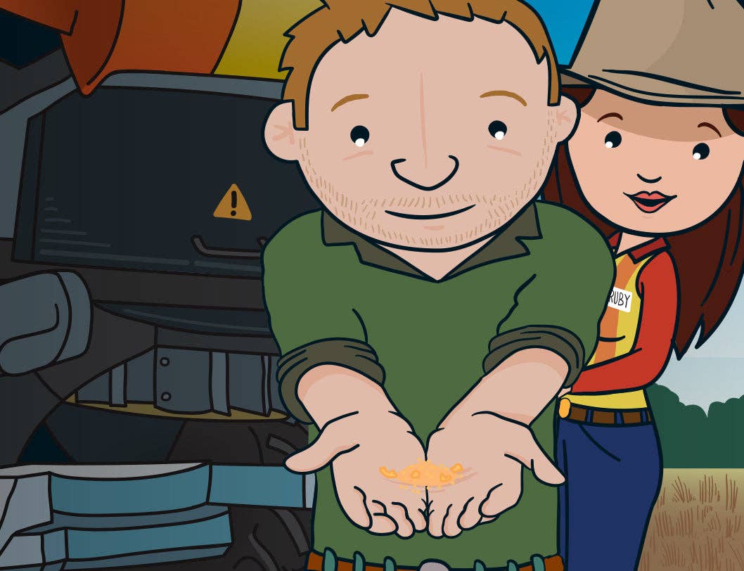 GEORGE THE FARMER THE ISLAND OF BIG IDEAS PICTURE BOOK