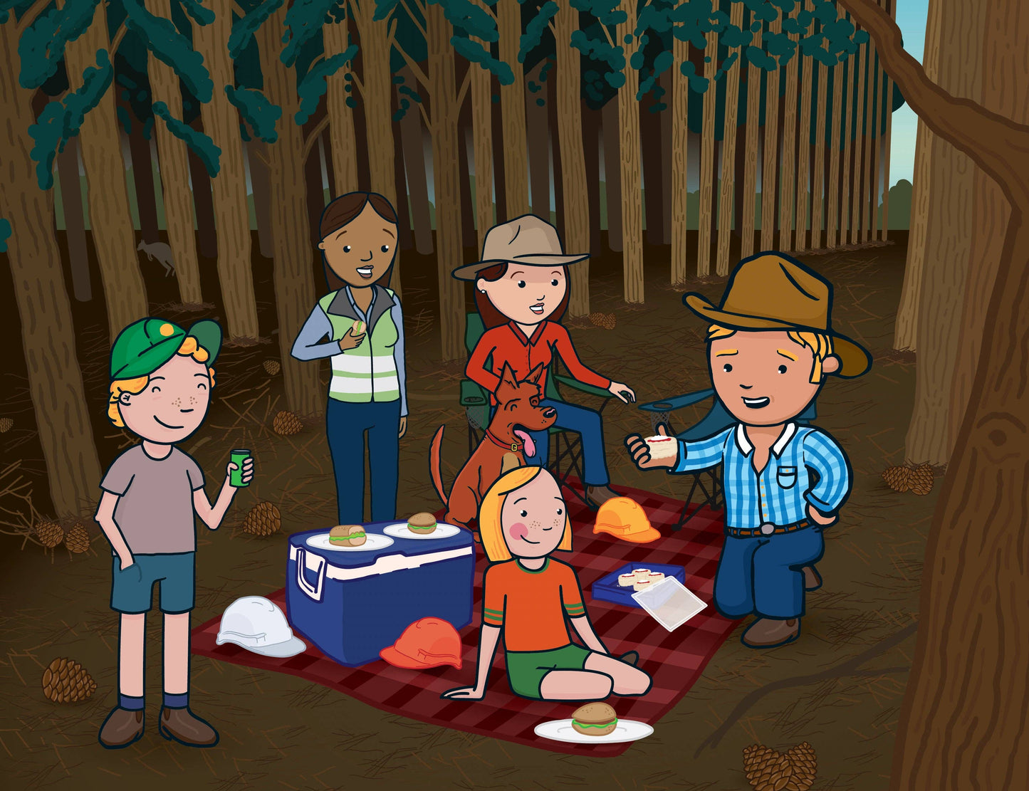 GEORGE THE FARMER THE GREAT FOREST HUNT PICTURE BOOK