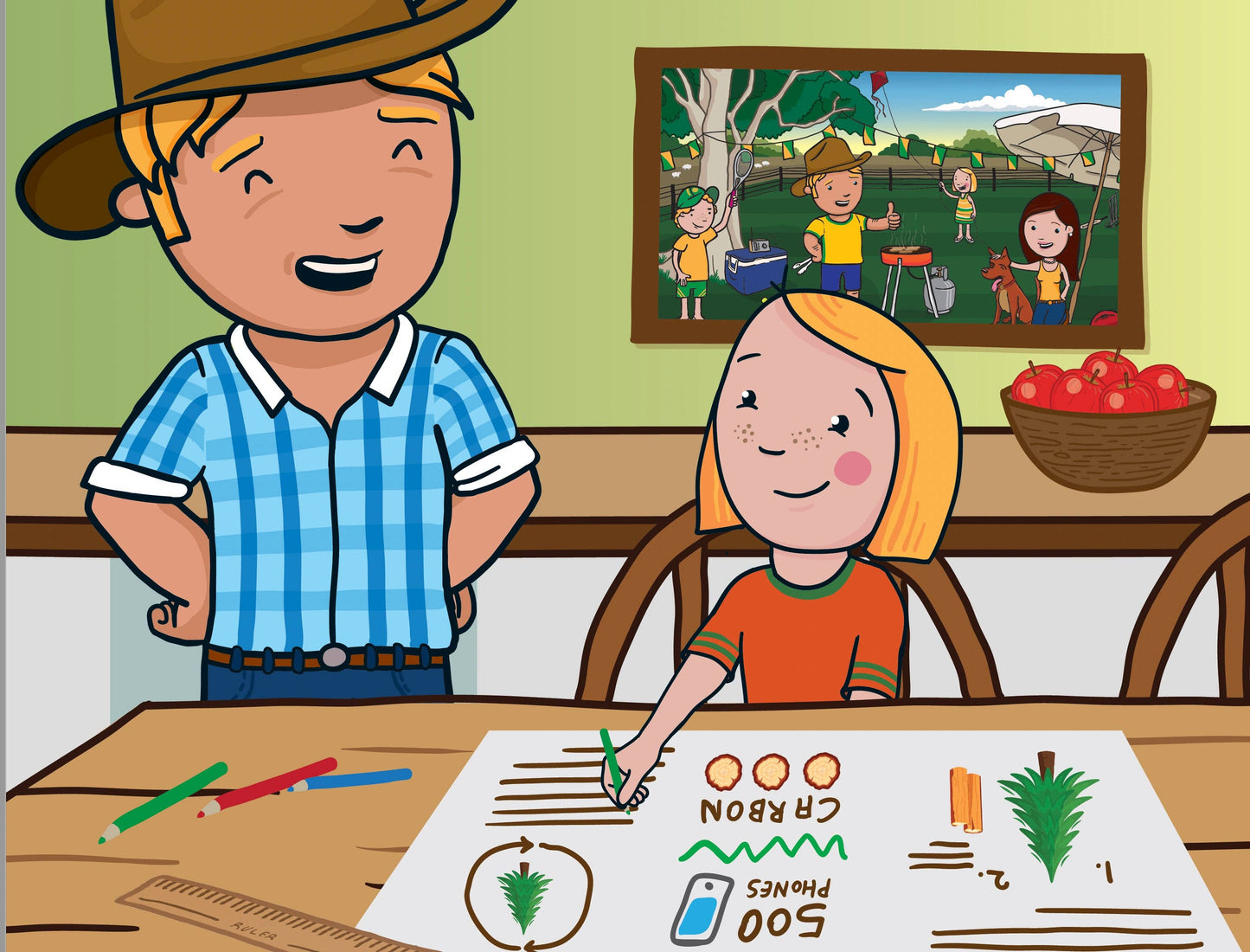 GEORGE THE FARMER THE GREAT FOREST HUNT PICTURE BOOK