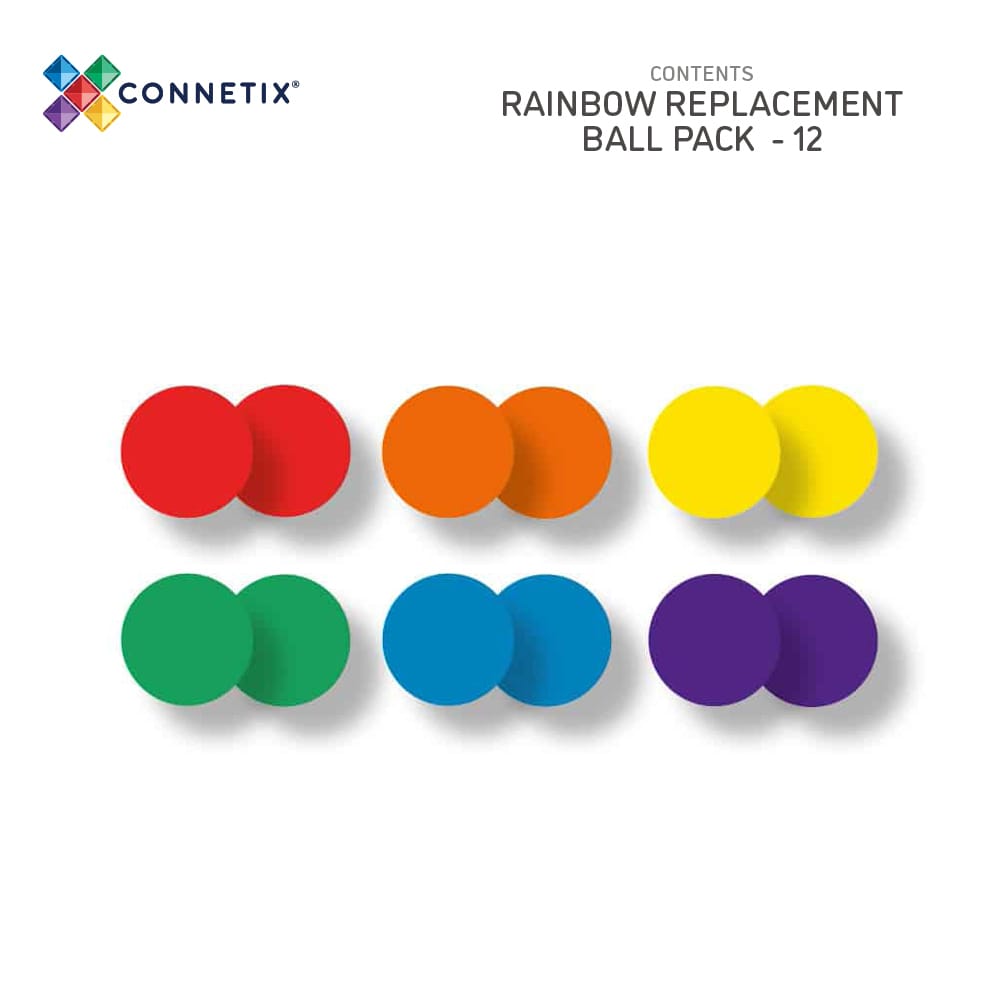 RAINBOW BALL PACK 12PC