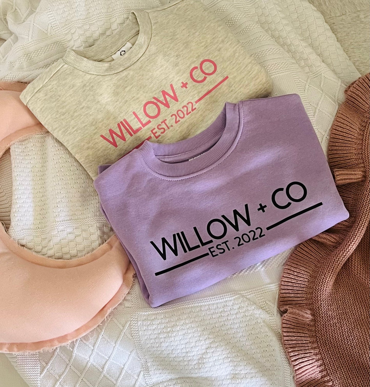 WILLOW+CO CREW - PURPLE