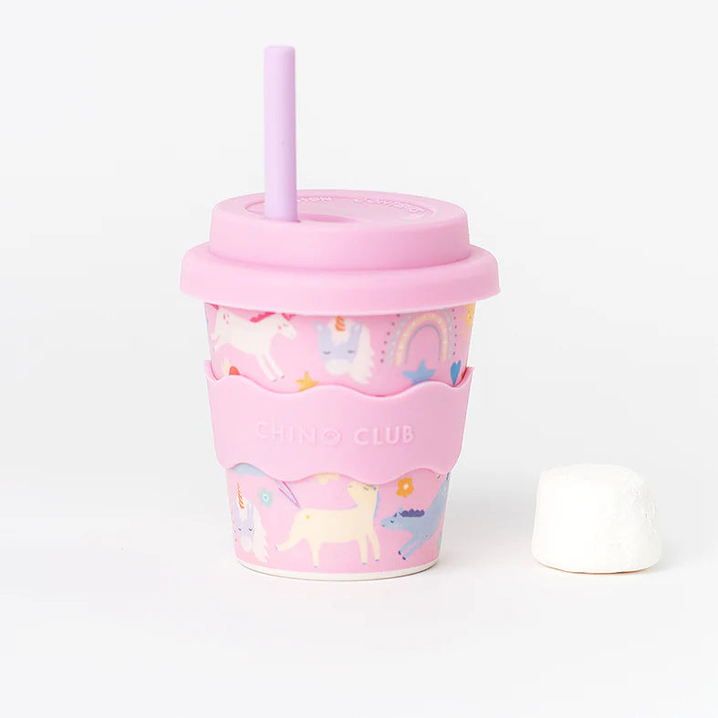 CHINO CLUB - PINK UNICORN BABY CHINO CUP 4oz