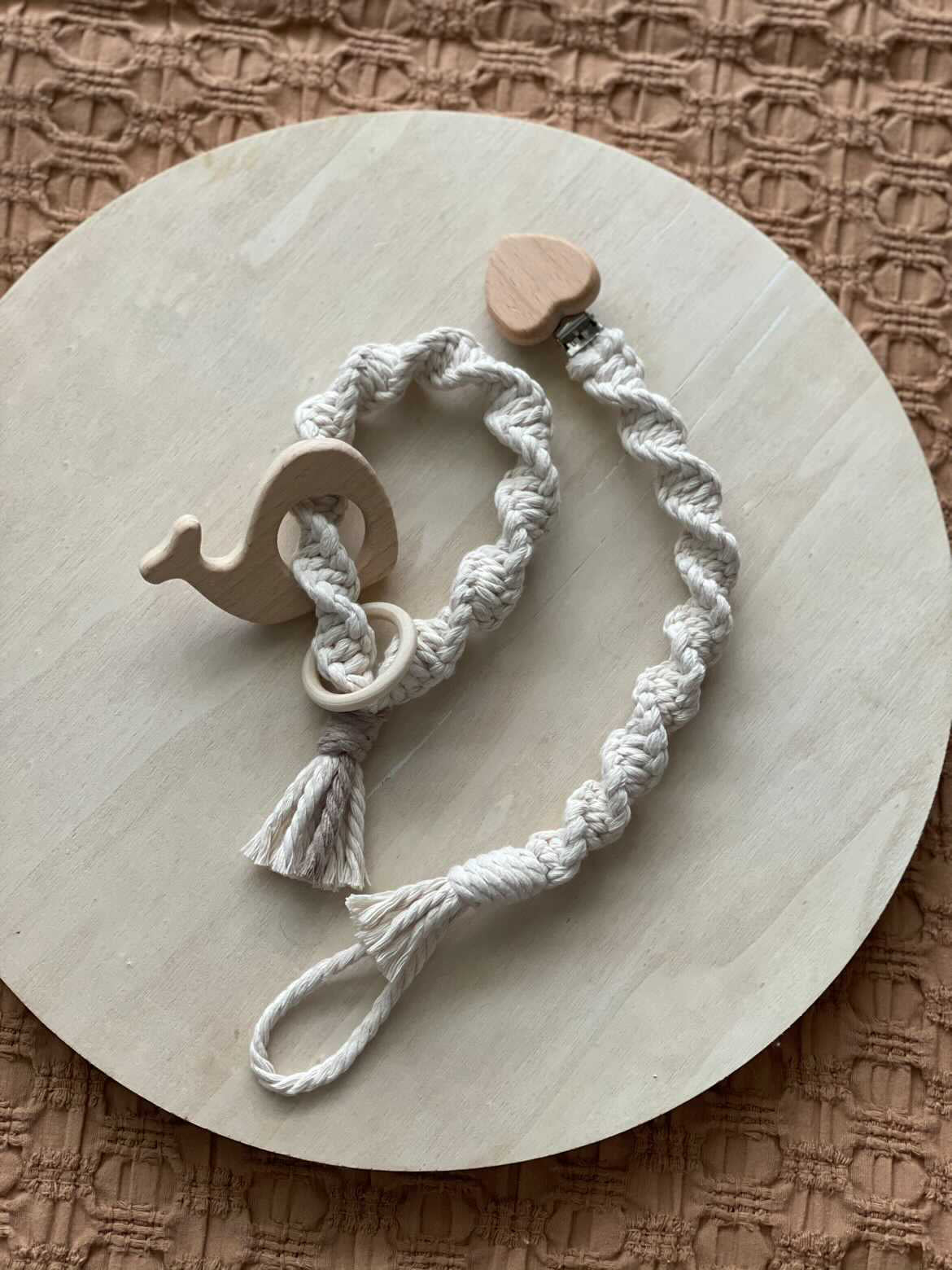 MACRAME DUMMY CHAIN - NATURAL