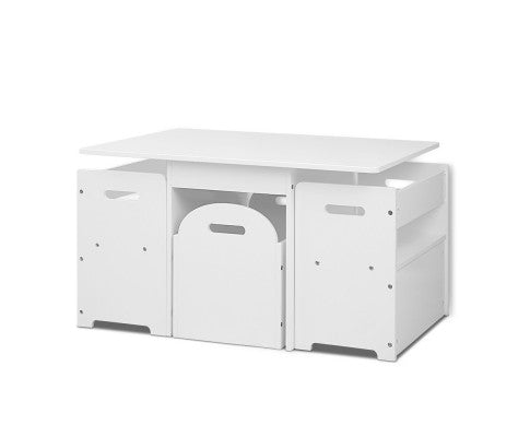 KEEZI KIDS MULTI-FUNCTION TABLE AND CHAIR HIDDEN STORAGE BOX TOY ACTIVITY DESK
