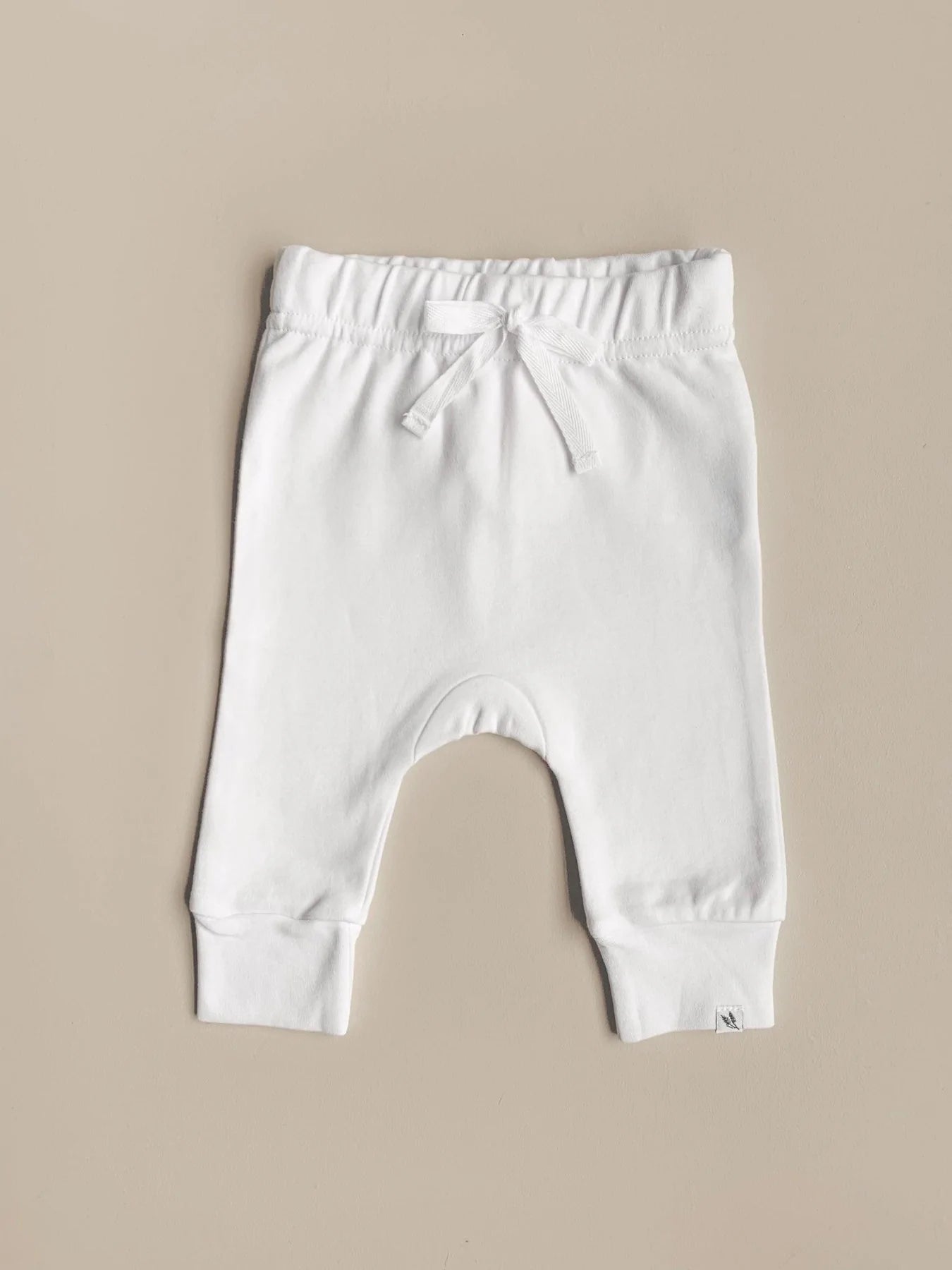 MINI HERITAGE ORGANIC PANTS - MILK