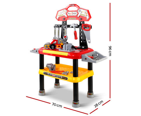 KEEZI KIDS WORKBENCH PLAY SET - RED