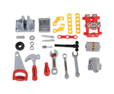 KEEZI KIDS WORKBENCH PLAY SET - RED