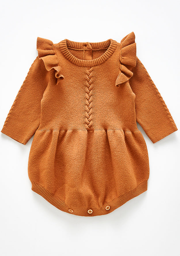 SOPHIA ROMPER – RUST