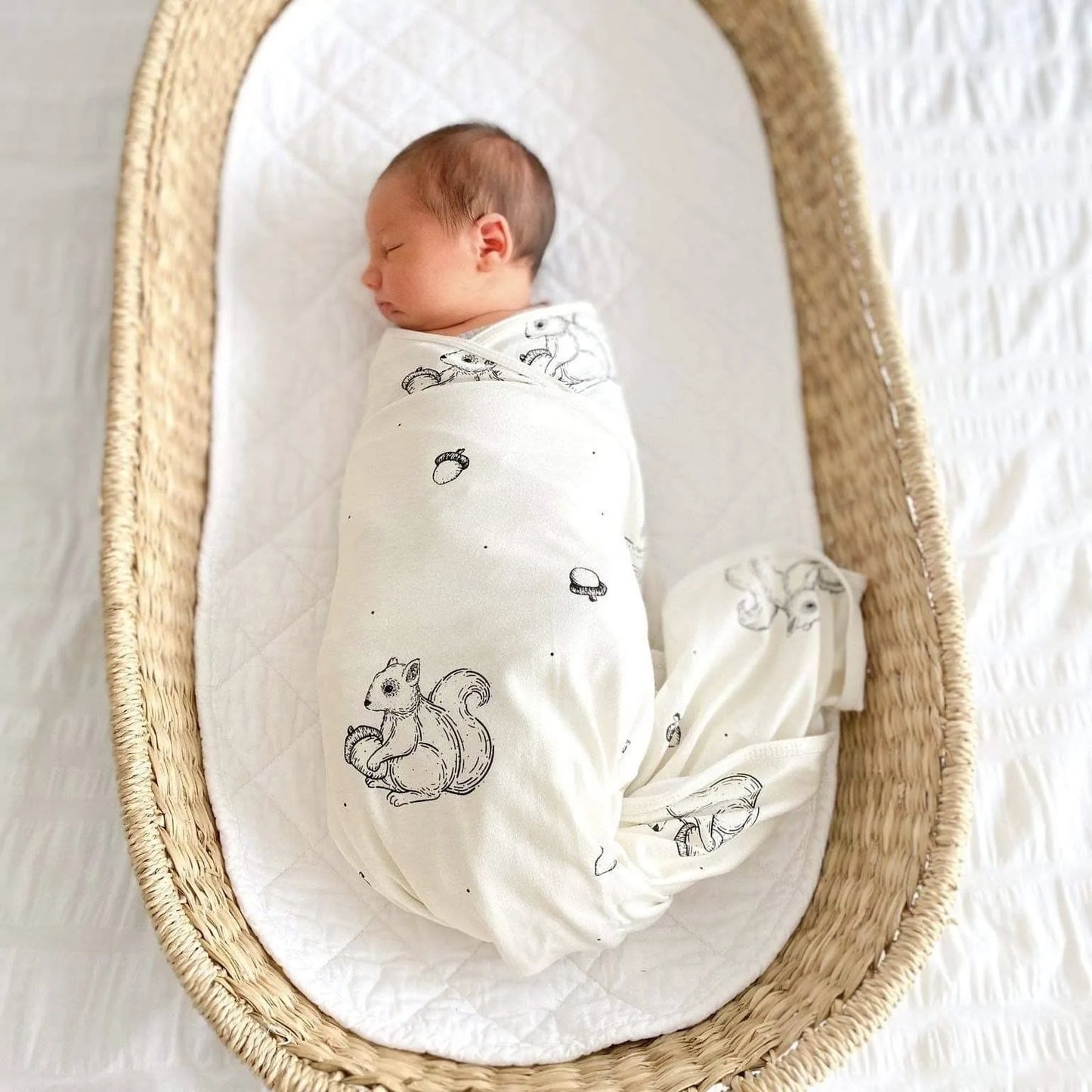 LITTLE SQUIRREL SWADDLE SET