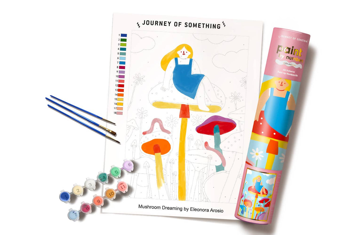 Kids Paint by Numbers -Mushroom Dreaming