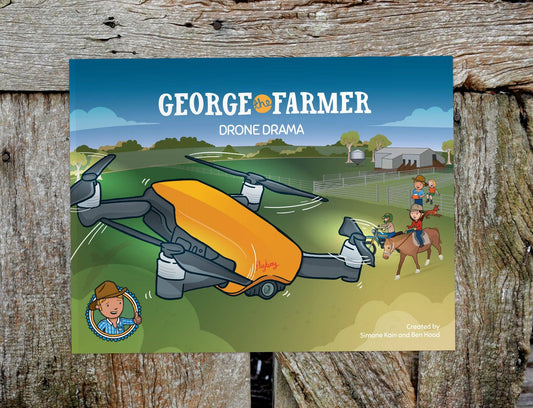 GEORGE THE FARMER DRONE DRAMA PICTURE BOOK