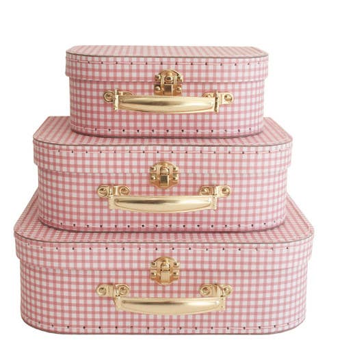 Suitcase Set 3pc - Gingham