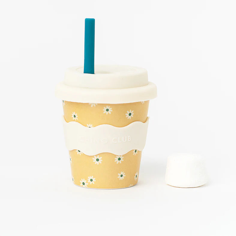 CHINO CLUB - YELLOW DAISY BABY CHINO CUP 4oz