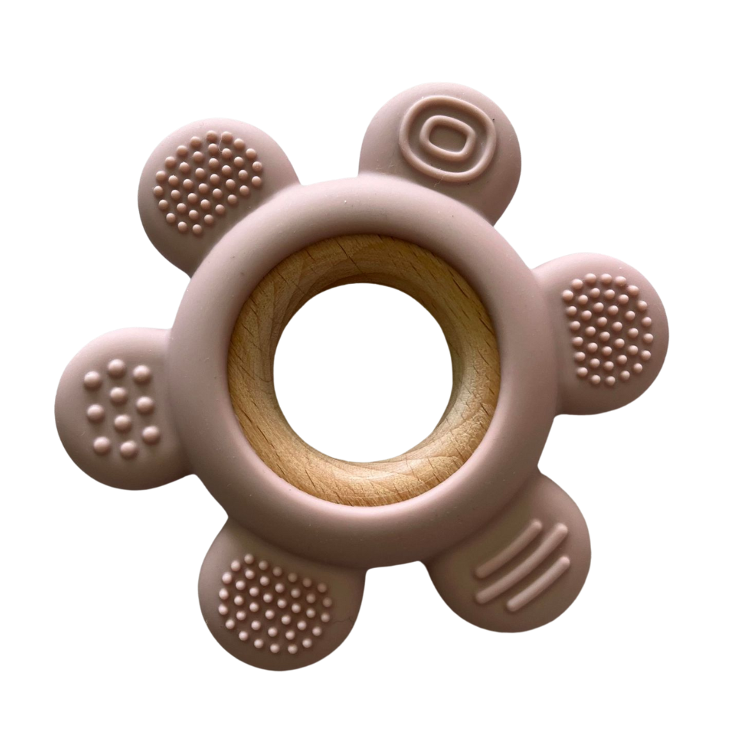 SILICONE BABY TEETHER - FLOWER