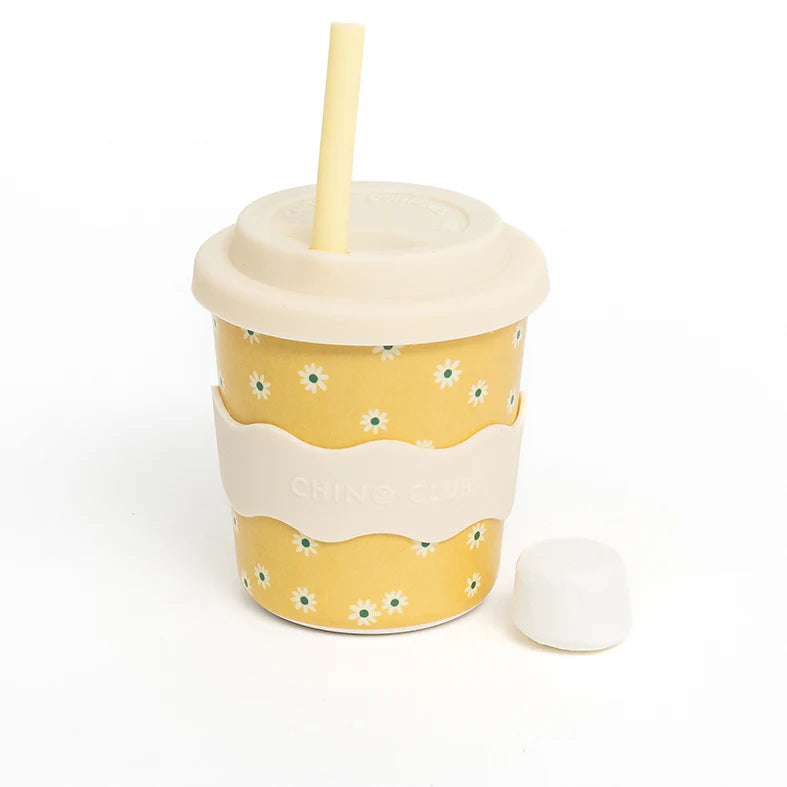 CHINO CLUB - YELLOW DAISY KIDS KEEP CUP  8oz