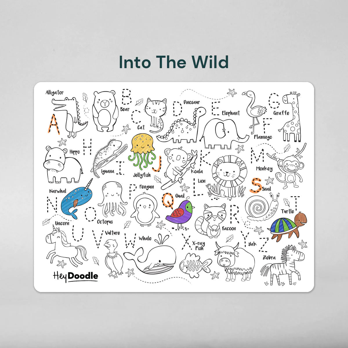 HEYDOODLE MAT - ABC - INTO THE WILD